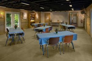MNC interior with tables